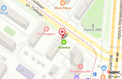Аптека Живика на улице Победы на карте