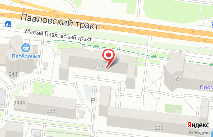Парикмахерская в Барнауле на карте