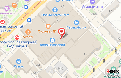 Билетный оператор Kassy.ru на Рабоче-Крестьянской улице на карте