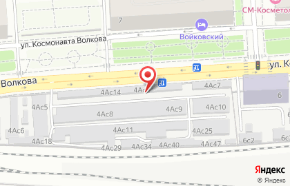 Алмаз на улице Космонавта Волкова на карте