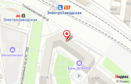Банк Дом.рф на Семёновской набережной на карте