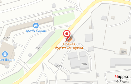 Кафе бурятской кухни на Олимпийской улице на карте