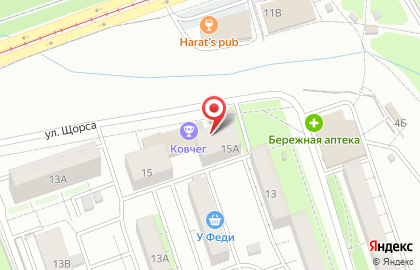 Гостиница Факел на карте