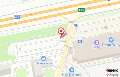 Автостоянка Риза на карте