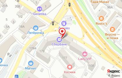 Банкомат СберБанк в Краснодаре на карте