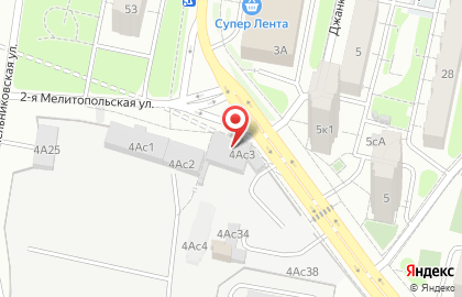 Банкомат, АКБ Абсолют Банк, ОАО, Юго-Западный административный округ на карте