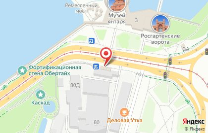 Магазин Русский хлеб на улице Черняховского на карте