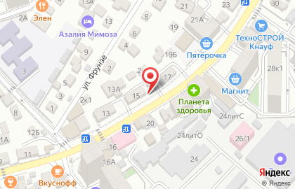 Магазин фруктов и овощей на ул. Гастелло, 20 на карте