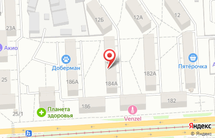 Торговая компания А1 в Курчатовском районе на карте