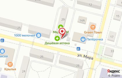 Аптека Медикс-М в Зеленогорске на карте