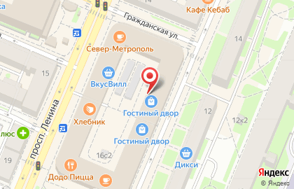 Магазин сувениров в Санкт-Петербурге на карте