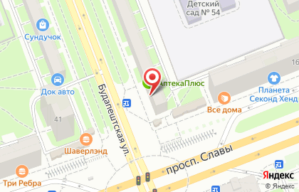Бар Суши Шоп на Будапештской улице на карте