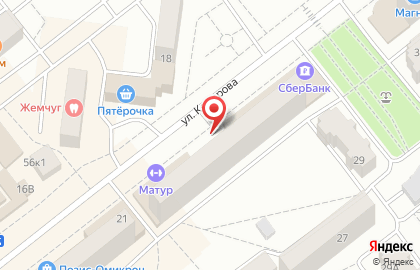 Абажур на улице Комарова на карте