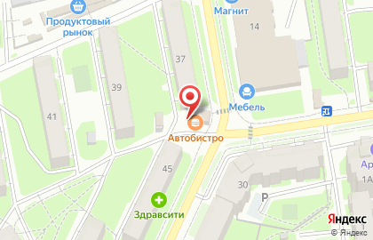 Бизон на Народной улице на карте