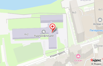 Клуб художественной гимнастики Атрия на Новочеркасском проспекте на карте