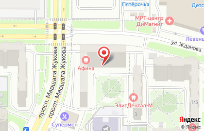 Автошкола Автопрестиж на проспекте Маршала Жукова на карте