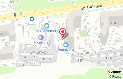 Детский оздоровительный акваклуб для мам и малышей Белые Китята на улице Губкина на карте