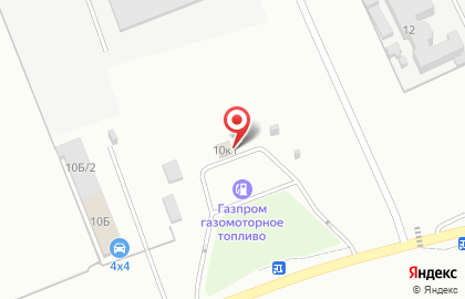 Автомобильная газонаполнительная компрессорная станция Газпром газомоторное топливо в Кемерово на карте