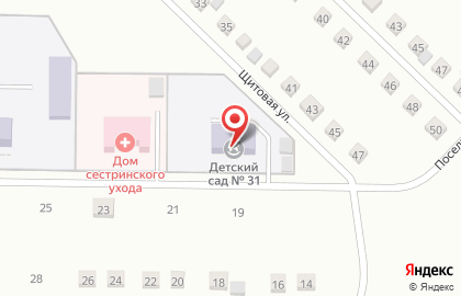 Детский сад №31 на Поселковой улице на карте