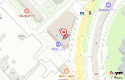 Фитнес-клуб X-Fit в Нижнем Новгороде на карте
