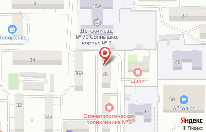 Агентство недвижимости Удача в Октябрьском районе на карте