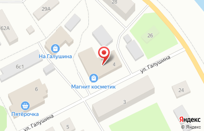 Салон оптики ОптикаЛинз на улице Галушина на карте