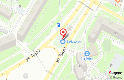 Магазин продуктов Звёздный на проспекте Энтузиастов на карте