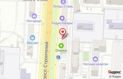 Почта Банк на проспекте Строителей на карте