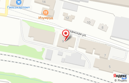 Магазин алкогольной продукции Глазовский, магазин алкогольной продукции на Казанской улице на карте
