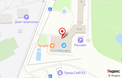 Сауна в Новосибирске на карте