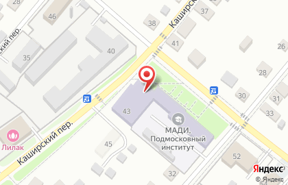 Бронницкий филиал Московский автомобильно-дорожный государственный технический университет (МАДИ) на карте