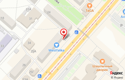 Парикмахерская Фея в Красноярске на карте