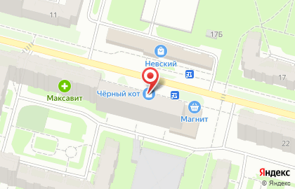 Магазин фруктов и овощей на улице Ленинградской на карте