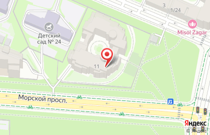 Ремонт швейных машин на Крестовском острове на карте