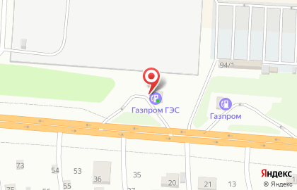 СТО Газпром в Заводском районе на карте