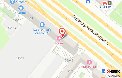 Банкомат Интерпрогрессбанк на Ленинградском проспекте на карте