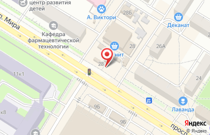 Магазин фастфудной продукции Шаурма house в Советском районе на карте
