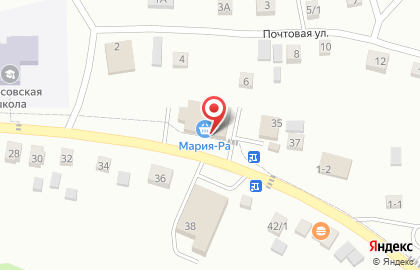 Продуктовый супермаркет Мария-Ра на Центральной улице на карте