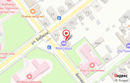 Интернет-магазин цветов и букетов Русский букет на улице Бебеля на карте