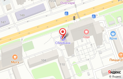 СберБанк в Москве на карте