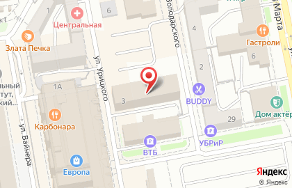 Екатеринбургский метрополитен на карте