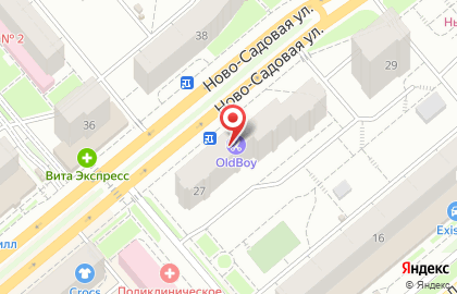 Цветочный салон Gold Цветок & Flowers club на Ново-Садовой улице на карте