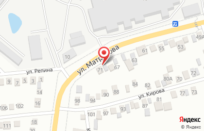 Клиника Смайл на улице Матросова на карте