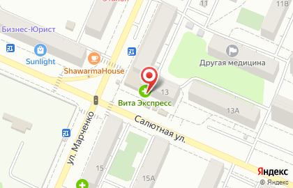 Магазин мясных изделий Уральский богатырь на улице Марченко на карте