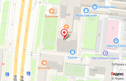 Магазин мужской одежды Сударь в Москве на карте
