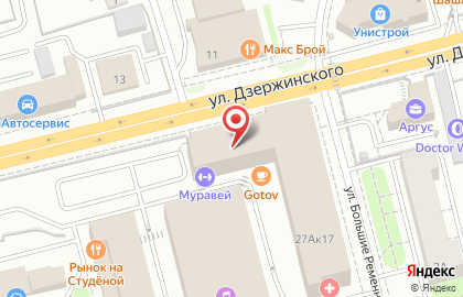 Фитнес-клуб Муравей во Владимире на карте