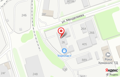 Композит на улице Менделеева на карте