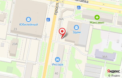 Магазин Пресс курьер на проспекте Чкалова на карте