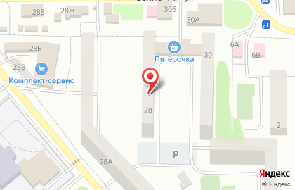 Продовольственный магазин на ул. Посконкина, 28з на карте