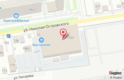 ОАО Банкомат, АКБ Абсолют Банк на улице Николая Островского на карте